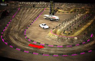 Anaheim II Animated Track Map