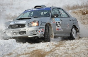 Wild ride for Cline at Sno*Drift Rally