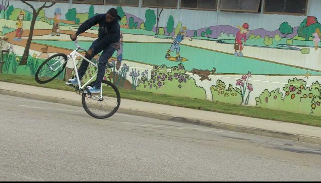 Michael Chacon and Jamil Gray for Leader Bikes