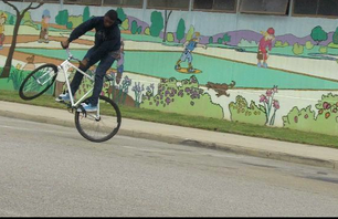 Michael Chacon and Jamil Gray for Leader Bikes