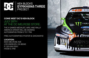 Ken Block At The DC Melrose Store Tomorrow!