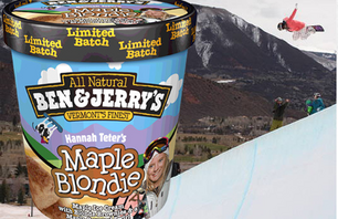 Ben & Jerry\'s Gives Hannah Teter Her Own Flavor