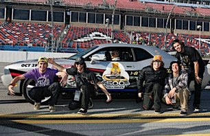 FRENDS crew at Talladega with Dale Earnhardt, Jr.