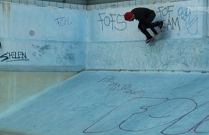 Chris Haslam Skateboarding Montage from Thrasher Mag