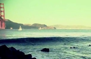 Surfing Golden Gate Bridge in San Francisco