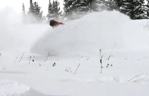 Pow Surfing in Utah