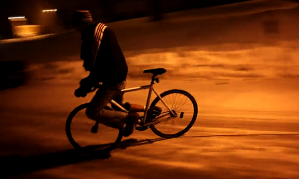 Fixie on snow