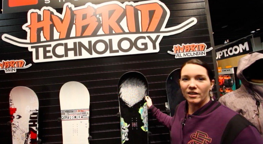 SIA 2011 - Ride Snowboards Hybrid Tech