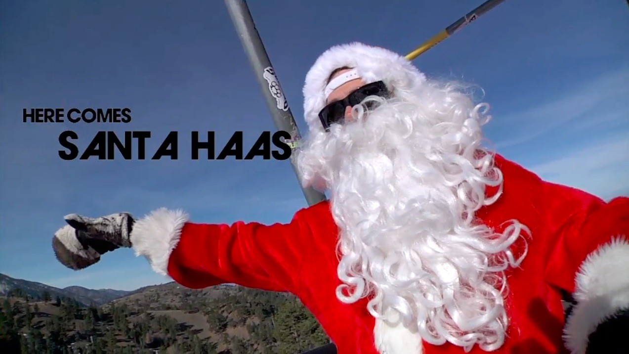 Santa Snowboards Mountain High