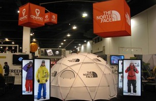 The North Face booth