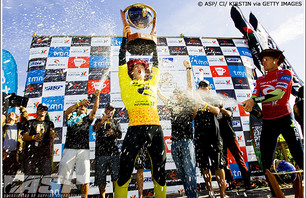 Fanning gets doused in champ