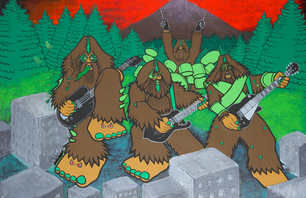 Bigfoot's KISS inspired piece