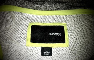 Weezer x Hurley Hoodie Collar Detail