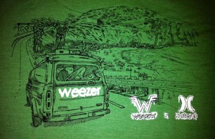 Weezer x Hurley Wheezy Tee Detail