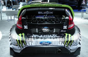 The Back of Ken Block\'s Ford Fiesta