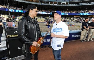 Rob Dyrdek Throws The First Pitch