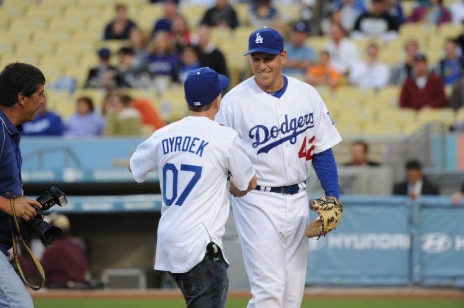 Rob Dyrdek Throws The First Pitch