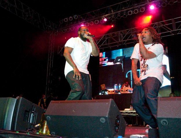 Clipse & T-Pain Rock USC