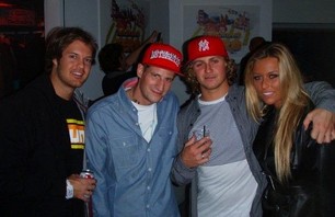 Some of the Red Bull crew