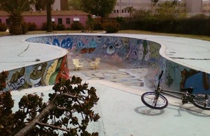 The Pink Motel pool in all it's glory!