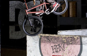 Truck up and in... Photo courtesy of Fat Tony and RIDEbmx