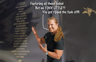 No cameo section from Tony Little... Looks like you got ripped off.