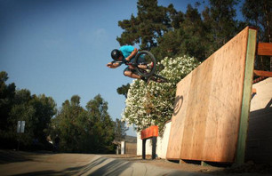 Evan blasting a wally to tabes on a now extinguished spot.