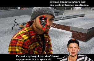Corey and Nathan: Questionable Cyborg Shredders.