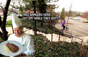 Justin Simpson With Some Free Bangers