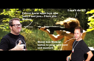 Mickey's initiation to S&M is rough... Master Moeller must be pleased.