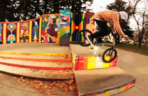 Dak throws down a quick hanger 180 for all the cameras to catch.