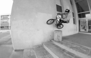 Clement going up, over and down with this wallride.