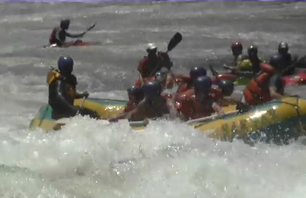 Paddling the Zambize Locals