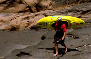 Paddling the Zambize Rapid 9