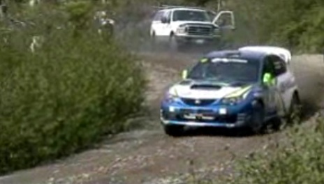Pastrana at Olympus Rally