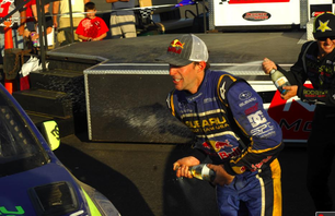 Travis Pastrana at Rallycross #1
