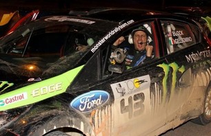 Ken Block and Alex Gelsomino win 5 in a row at 2010 100 Acre Wood Rally