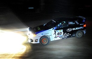 Subaru\'s Dave Mirra at 2010 100 Acre Wood Rally