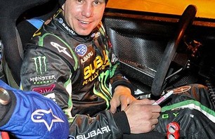 Subaru\'s Dave Mirra at 2010 100 Acre Wood Rally