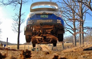 Pastrana jumps the cattle grate, and a buried camera at 100 Acre Wood 2010