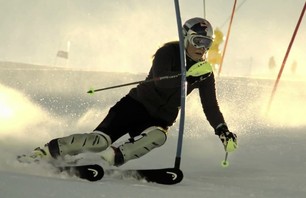 Lindsey Vonn Slow Motion Slalom - Red Bull Moments
