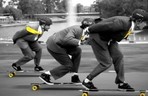 Longboarding in Yellow