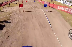 Darren Berrecloth Takes you Along for a Ride Around the Dual Slalom course at the 2013 Sea Otter Classic