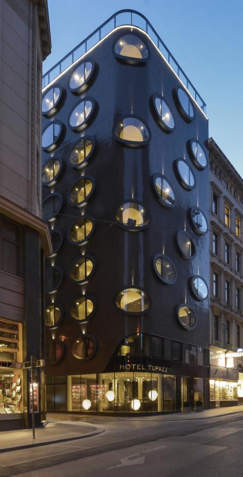 Enter Hotel Topazz