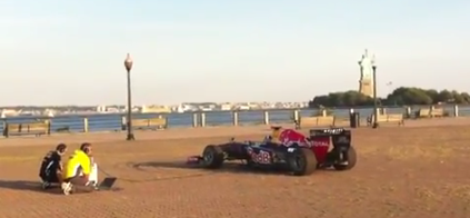 Video of the Day: The Red Bull F1 Running Showcar Plays The Star-Spangled Banner