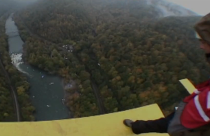 BASE Jump the New River Gorge