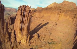 Soaring Over Fisher Towers