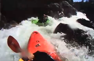 Paddling Little Wind River, Wyoming