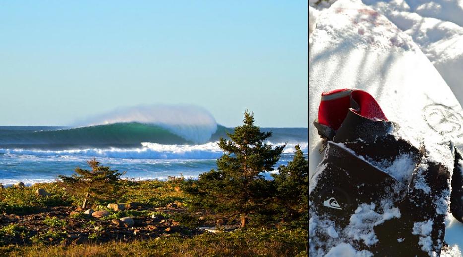 Winter Surf in Eastern Canada