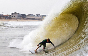 Surfing Earl\'s East Coast Swell
